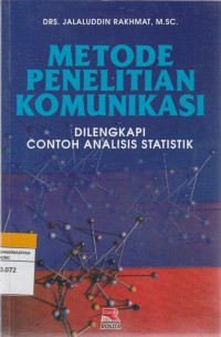 Image of METODE PENELITIAN KOMUNIKASI