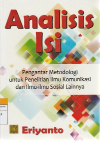 Image of Analisis Isi