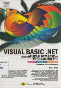 Image of VISUAL BASIC.NET MEMBUAT APLIKASI DATABASE DAN PROGRAM KREATIF