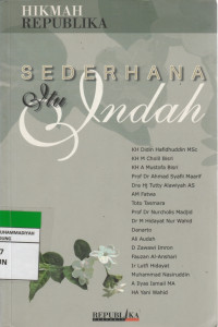 Image of SEDERHANA Itu Indah