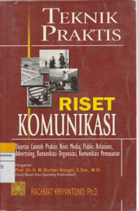 Image of TEKNIK PRAKTIS RISET KOMUNIKASI