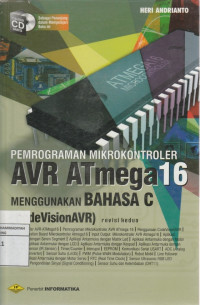 Image of PEMROGRAMAN MIKROKONTROLER AVR ATMEGA16 MENGGUNAKAN BAHASA C