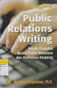 Image of Public Relations Writing
