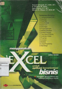 Image of menggunakan EXCEL untuk aplikasi berorientasi bisnis