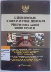 Image of SISTEM INFORMASI PENGAWASAN PENYENGGARAAN PEMERINTAHAN DAERAH SECARA NASIONAL
