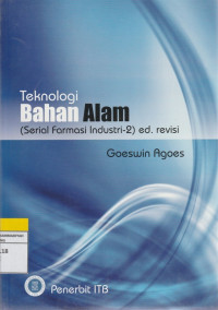 Image of Teknologi Bahan Alam SFI 2