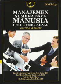 Image of MANAJEMEN SUMBER DAYA MANUSIA UNTUK PERUSAHAAN DARI TEORI KE PRAKTIK