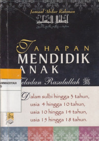 Image of TAHAPAN  MENDIDIK ANAK