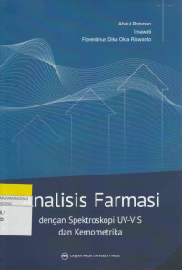 Image of Analisis Farmasi dengan Spektroskopi UV-VIS dan Kemometrika