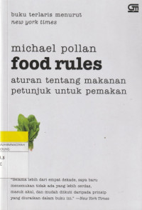 Image of food rules : aturan tentang makanan petunjuk untuk pemakan