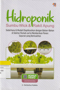 Image of Hidroponik : Sumbu Wick & Rakit Apung