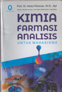 Image of KIMIA FARMASI ANALIS UNTUK MAHASISWA