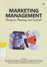 Image of MARKETING MANAGEMENT (Analysis, Planning and Control)