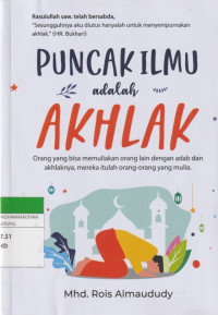 Image of PUNCAK ILMU adalah AKHLAK