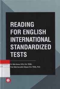 Image of READING FOR ENGLISH INTERNATIONAL SATANDARDIZED TESTS