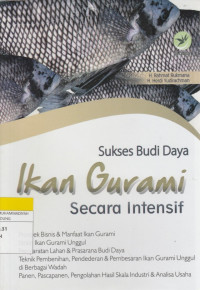 Image of Sukses Budi daya Ikan Gurami Secara Intensif